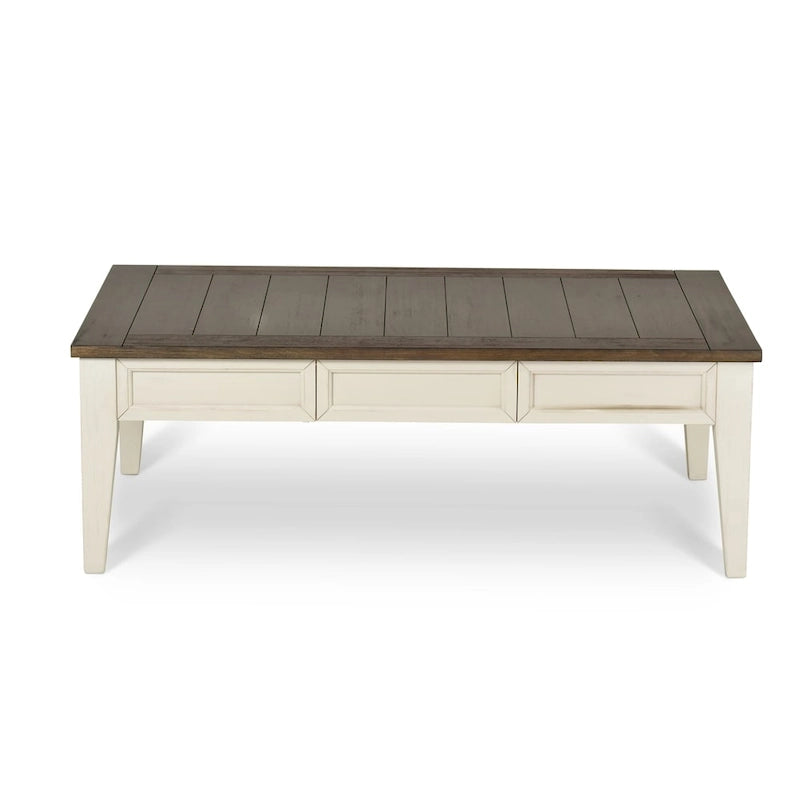 Table basse moderne avec étagère de rangement ouverte, structure en bois et métal pour salon