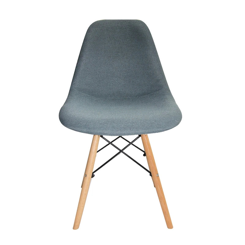 Chaises de salle à manger modernes, Tissu et Bois de hêtre