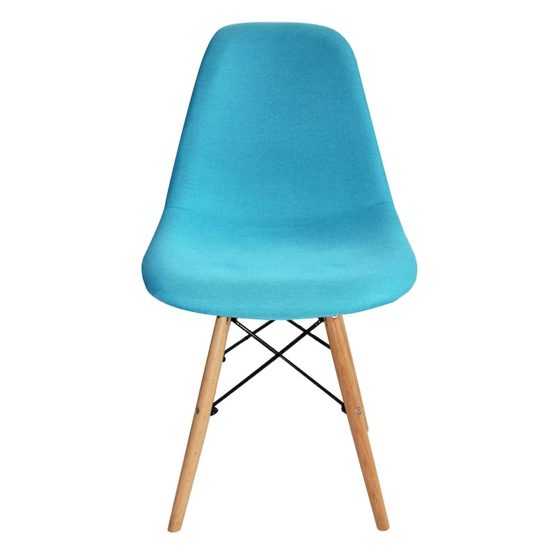 Chaises de salle à manger modernes, Tissu et Bois de hêtre