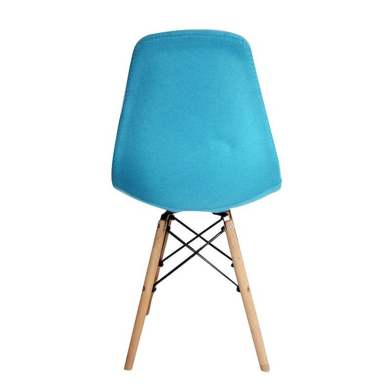 Chaises de salle à manger modernes, Tissu et Bois de hêtre