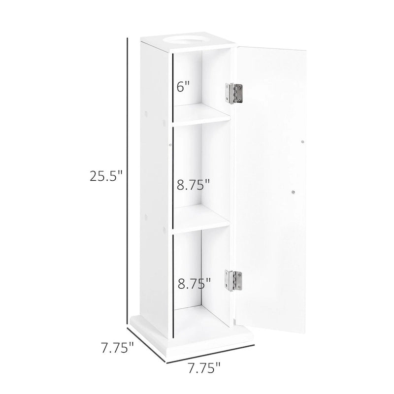 Meuble de rangement d'angle avec portes et étagères