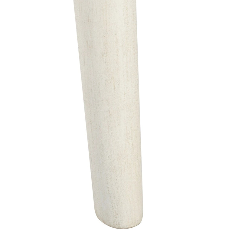 Table à manger rectangulaire 55 pouces au fini noyer ou blanc antique, 4 à 6 places – Design classique